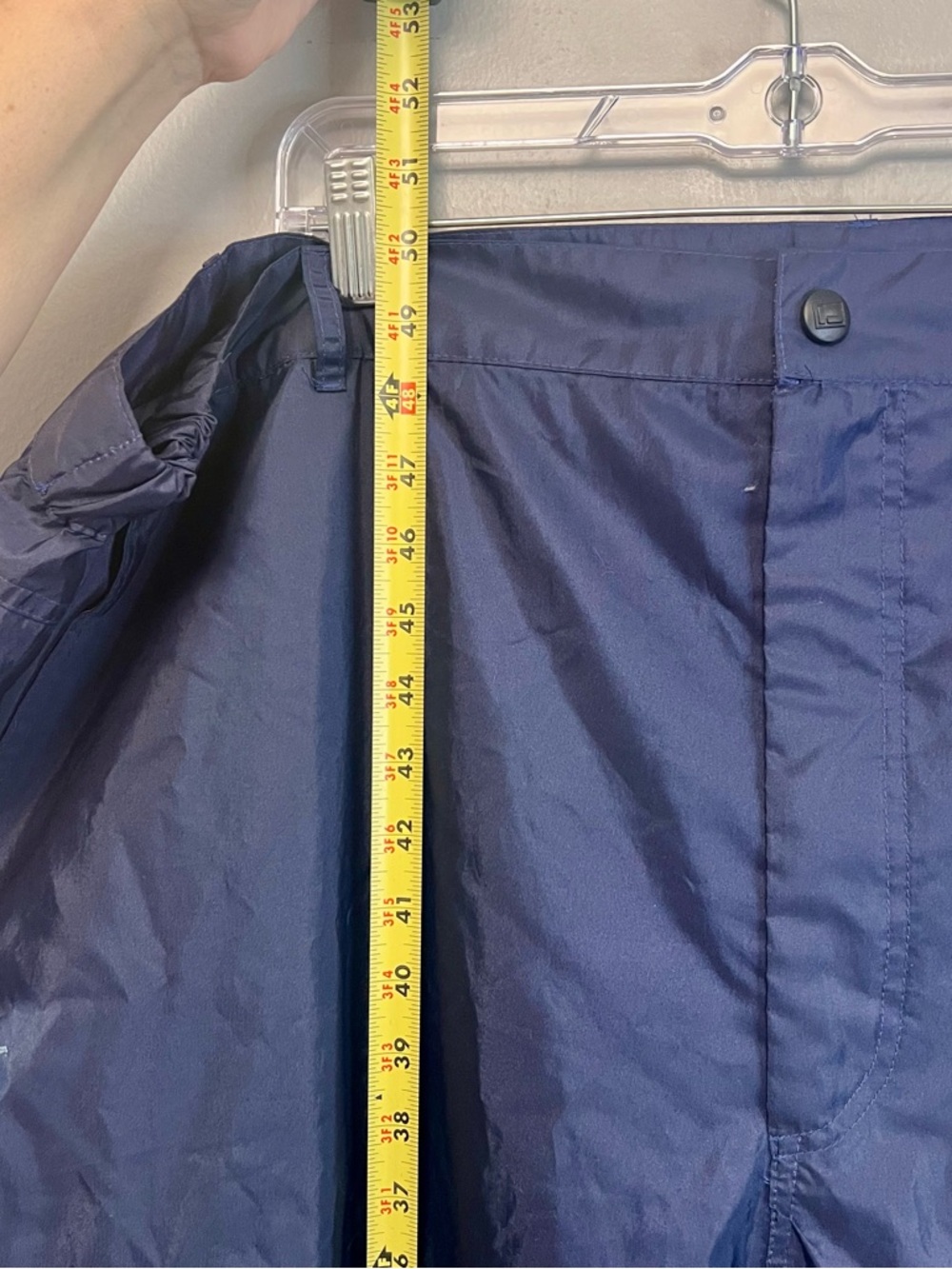 VTG 90s FUBU Extreme Sports Track Pants Navy & Orange Gradient Y2K Size 3X - Picture 7 of 9